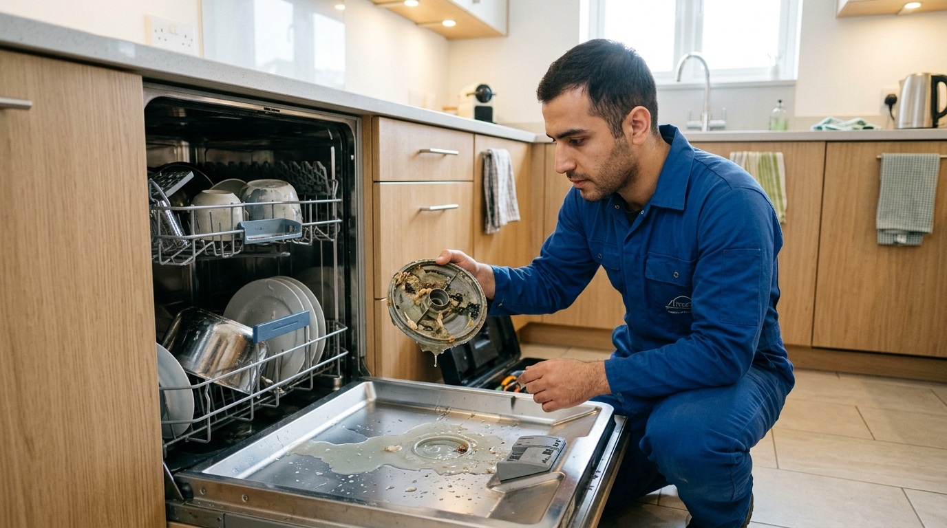 گرفتگی فیلتر ماشین ظرفشویی سامسونگ