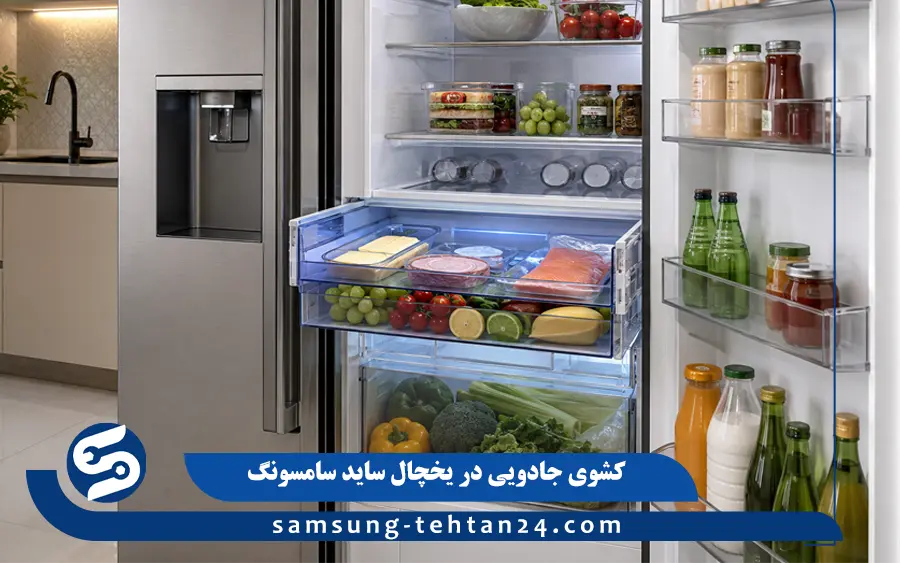 کشوی جادویی یا Cool Select Zone در یخچال ساید سامسونگ