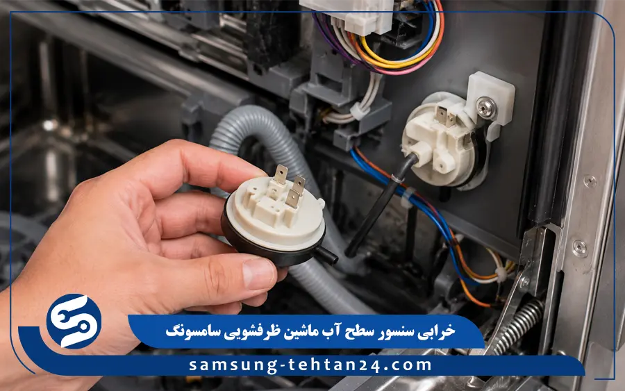 خرابی سنسور سطح آب (هیدروستات) ماشین ظرفشویی سامسونگ